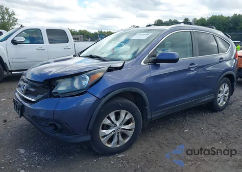 2013 Honda Cr-V Ex-L z USA, uszkodzony, nr VIN 2HKRM4H74DH612361